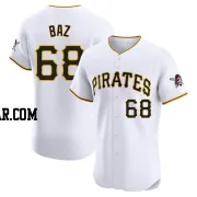 Shane Baz Men's Pittsburgh Pirates White Elite Home Jersey