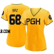 Shane Baz Women's Pittsburgh Pirates Gold Authentic 2023 City Connect Jersey