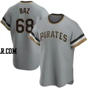 Shane Baz Youth Pittsburgh Pirates Gray Replica Road Cooperstown Collection Jersey