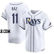 Shane Baz Youth Tampa Bay Rays White Limited Home Jersey