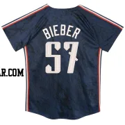 Shane Bieber Toddler Cleveland Guardians Navy Limited Preschool & 2024 City Connect Jersey