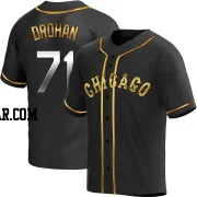 Shane Drohan Men's Chicago White Sox Black Golden Replica Alternate Jersey