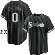 Shane Drohan Men's Chicago White Sox Black Replica 2021 City Connect Jersey