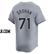 Shane Drohan Men's Chicago White Sox Gray Limited Road Jersey