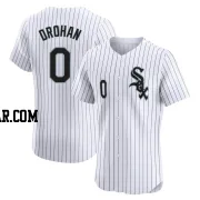 Shane Drohan Men's Chicago White Sox White Elite Home Jersey