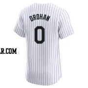 Shane Drohan Men's Chicago White Sox White Elite Home Jersey