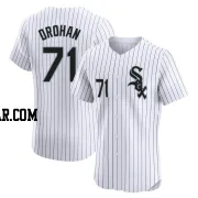 Shane Drohan Men's Chicago White Sox White Elite Home Jersey