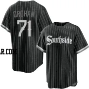 Shane Drohan Youth Chicago White Sox Black Replica 2021 City Connect Jersey