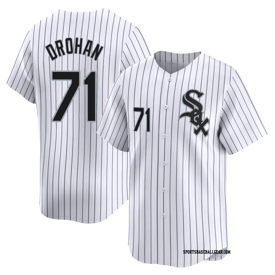 Shane Drohan Youth Chicago White Sox White Limited Home Jersey