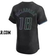 Shane McClanahan Men's Tampa Bay Rays Charcoal Elite 2024 City Connect Jersey