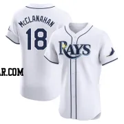 Shane McClanahan Men's Tampa Bay Rays White Elite Home Jersey