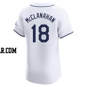 Shane McClanahan Men's Tampa Bay Rays White Elite Home Jersey