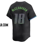 Shane McClanahan Youth Tampa Bay Rays Charcoal Limited 2024 City Connect Jersey