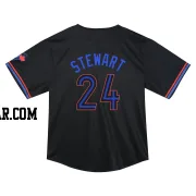 Shannon Stewart Toddler Toronto Blue Jays Black Limited 2024 City Connect Jersey