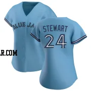 Shannon Stewart Women's Toronto Blue Jays Blue Authentic Jersey