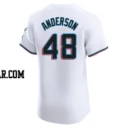 Shaun Anderson Men's Miami Marlins White Elite Home Jersey