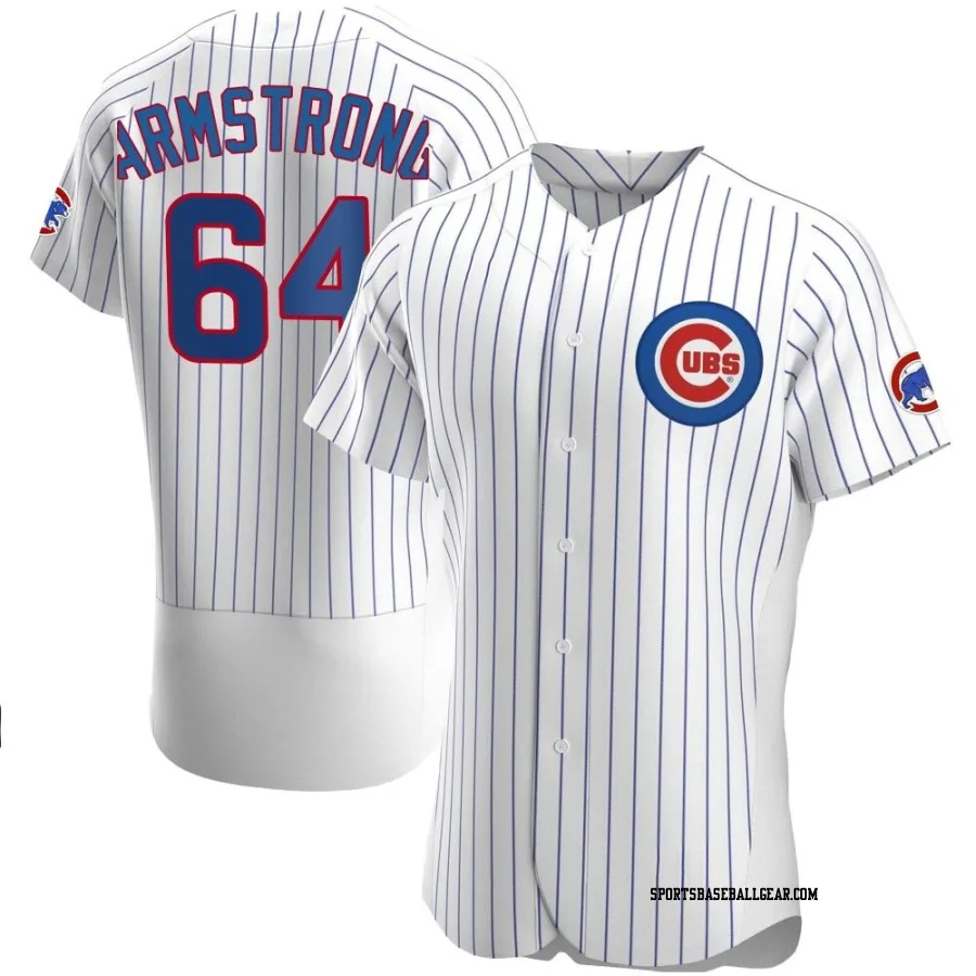 Shawn Armstrong Men's Chicago Cubs White Authentic Home Jersey