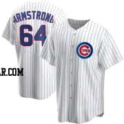 Shawn Armstrong Men's Chicago Cubs White Replica Home Jersey