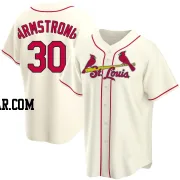 Shawn Armstrong Men's St. Louis Cardinals Cream Replica Alternate Jersey