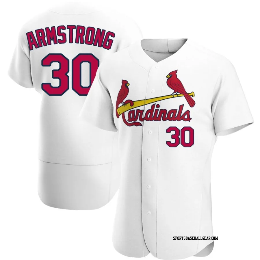 Shawn Armstrong Men's St. Louis Cardinals White Authentic Home Jersey