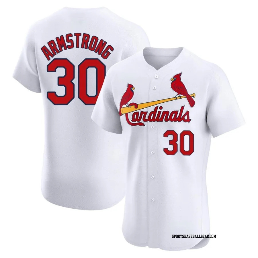 Shawn Armstrong Men's St. Louis Cardinals White Elite Home Jersey