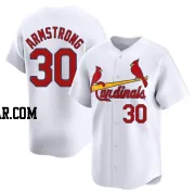 Shawn Armstrong Men's St. Louis Cardinals White Limited Home Jersey