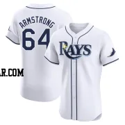 Shawn Armstrong Men's Tampa Bay Rays White Elite Home Jersey