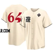 Shawn Armstrong Men's Texas Rangers Cream Replica 2023 City Connect 2023 World Series Jersey