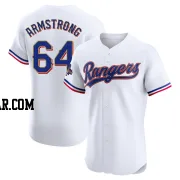 Shawn Armstrong Men's Texas Rangers Gold Elite White 2024 Collection Jersey