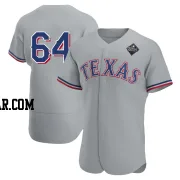 Shawn Armstrong Men's Texas Rangers Gray Authentic Road 2023 World Series Jersey