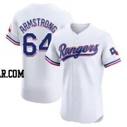 Shawn Armstrong Men's Texas Rangers White Elite Home Jersey