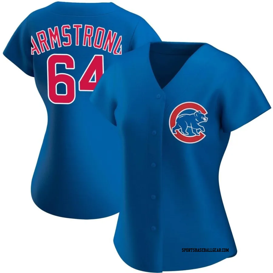 Shawn Armstrong Women's Chicago Cubs Royal Replica Alternate Jersey