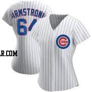 Shawn Armstrong Women's Chicago Cubs White Replica Home Jersey