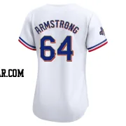 Shawn Armstrong Women's Texas Rangers Gold Limited White 2024 Collection Jersey