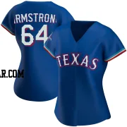 Shawn Armstrong Women's Texas Rangers Royal Authentic Alternate 2023 World Series Champions Jersey