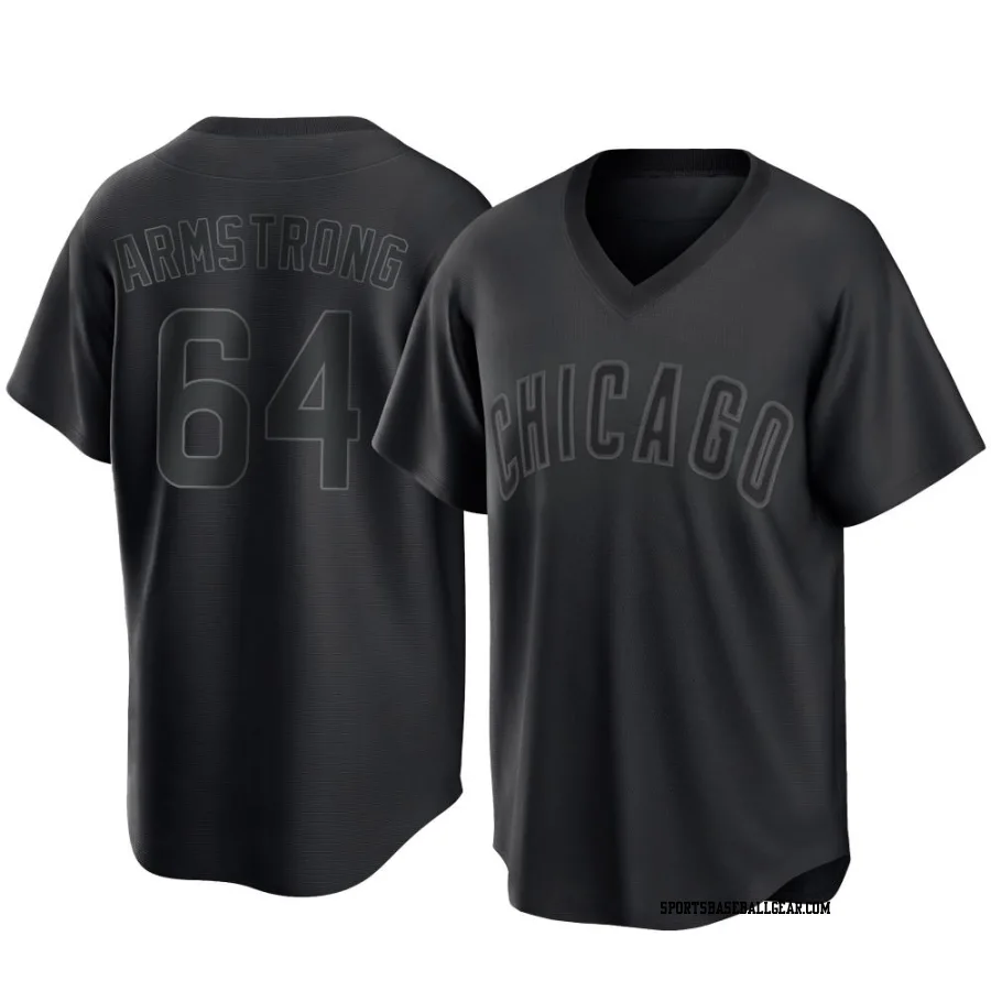 Shawn Armstrong Youth Chicago Cubs Black Replica Pitch Fashion Jersey