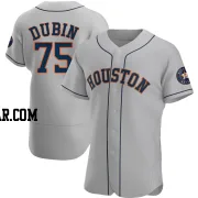 Shawn Dubin Men's Houston Astros Gray Authentic Road Jersey