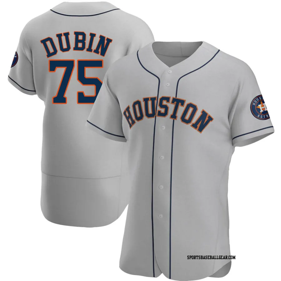 Shawn Dubin Men's Houston Astros Gray Authentic Road Jersey