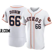 Shawn Dubin Men's Houston Astros White Authentic 2022 World Series Home Jersey