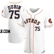 Shawn Dubin Men's Houston Astros White Authentic Home Jersey