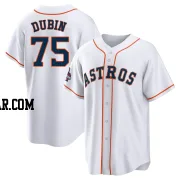 Shawn Dubin Men's Houston Astros White Replica 2022 World Series Champions Home Jersey