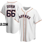 Shawn Dubin Men's Houston Astros White Replica Home Jersey