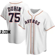 Shawn Dubin Men's Houston Astros White Replica Home Jersey