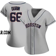 Shawn Dubin Women's Houston Astros Gray Authentic Road 2020 Jersey