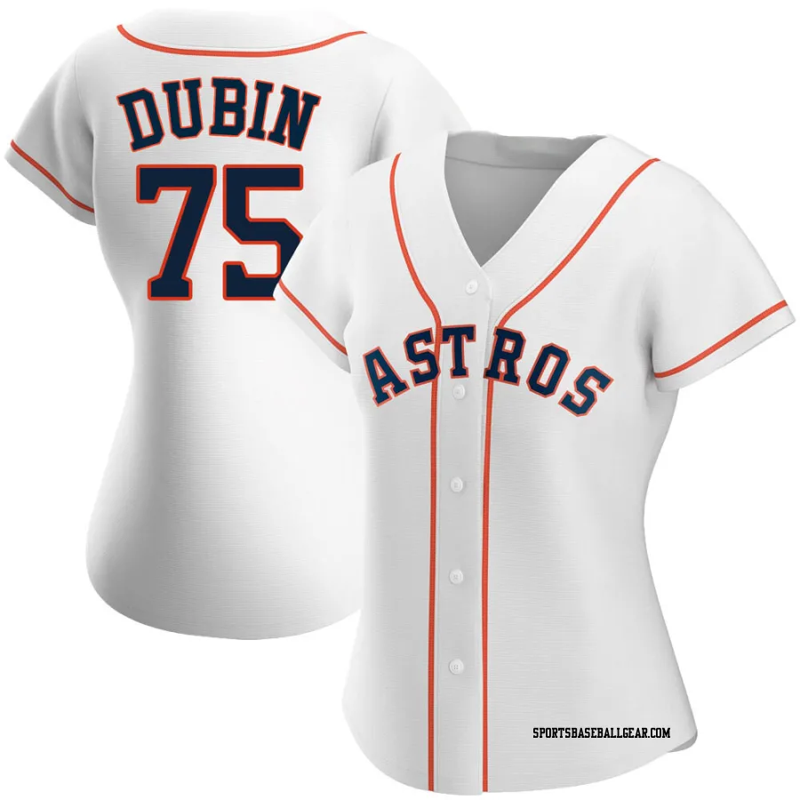 Shawn Dubin Women's Houston Astros White Authentic Home Jersey