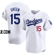 Shawn Green Men's Los Angeles Dodgers White Limited Home Jersey