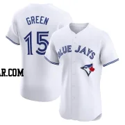 Shawn Green Men's Toronto Blue Jays White Elite Home Jersey