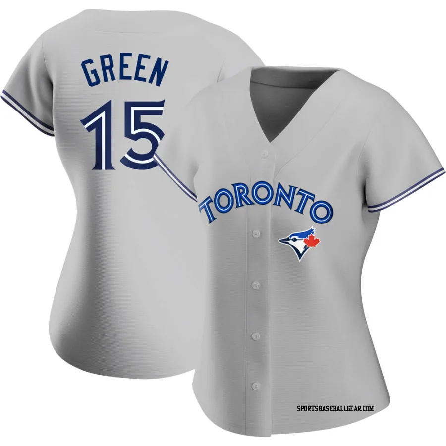 Shawn Green Women's Toronto Blue Jays Gray Authentic Road Jersey