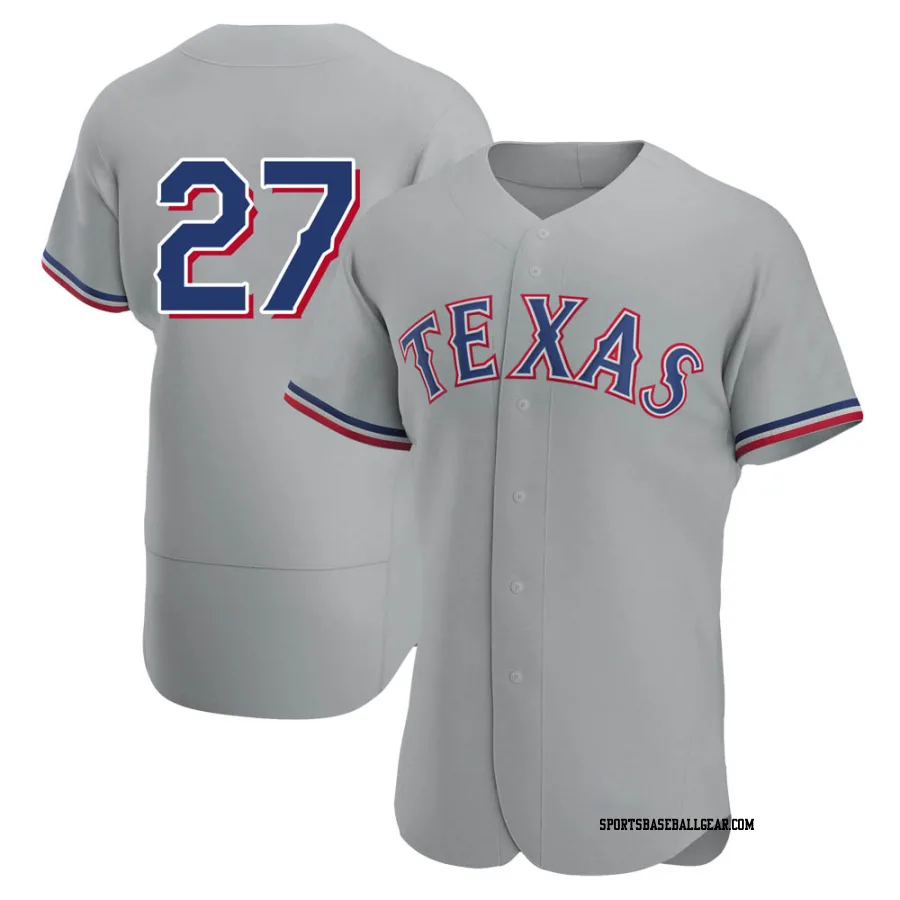 Shawn Kelley Men's Texas Rangers Gray Authentic Road Jersey