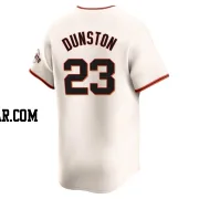 Shawon Dunston Men's San Francisco Giants Cream Elite Home Jersey